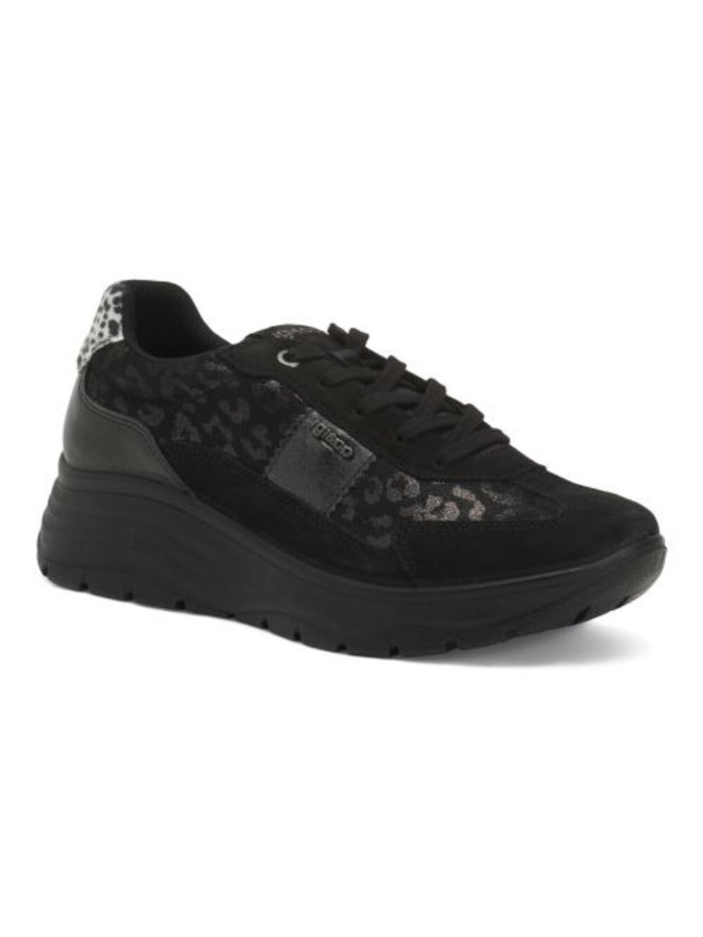 IGI&CO Black Made In Italy Suede Sneakers
